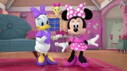 L-R: Daisy Duck, Cuckoo Loca, Minnie Mouse