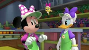 L-R:  Minnie Mouse,  Daisy Duck