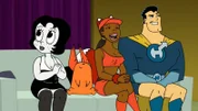 L-R: Toot Braunstein, Ling-Ling, Foxxy Love, Captain Leslie Hero
