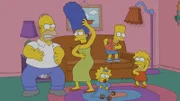 Ganz Springfield ist von einer Bettwanzen-Plage befallen, seitdem Homer (l.), Marge (2.v.l.), Lisa (r.), Maggie (M.) und Bart (2.v.r.) in New York eine neue Couch gekauft haben ...
