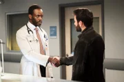 CHICAGO MED -- "Never Going Back To Normal" Episode 501 -- Pictured: (l-r) Ato Essandoh as Dr. Isidore Latham, Colin Donnell as Dr. Connor Rhodes -- (Photo by: Elizabeth Sisson/NBC)