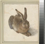 So klar, fein und ausdrucksstark hat niemand zuvor ein Tier gemalt: D¸rers "Feldhase".