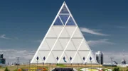 High-Tech-Architektur in Kasachstan: Die "Pyramide des Friedens und der Eintracht" symbolisiert die verschiedenen Weltreligionen.