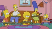 (v.l.n.r.) Bart; Homer; Lisa; Marge; Maggie