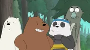 v.li.: Ice Bear, Grizzly Bear, Panda Bear, Charlie