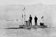Die "Gymnote" wurde 1886 von französischen Ingenieuren gebaut. Sie ist das erst U-Boot mit Batterieantrieb.