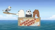 Ice Bear (2.v.l.), Panda Bear (2.v.r.), Grizzly Bear (r.)
