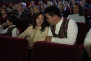Ian Chen (Evan Huang), Constance Wu (Jessica Huang), Hudson Yang (Eddie Huang).