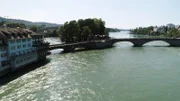 Brücke von Reihnfelden verbindet die Schweiz und Deutschland