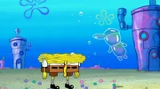 L-R: SpongeBob, Shiny Bubble