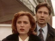 Mulder (David Duchovny, r.) und Scully (Gillian Anderson, l.) ermitteln in einer rätselhaften Mordserie: Die Opfer, sowohl Männer als auch Frauen, starben immer nach einer leidenschaftlichen Liebesnacht ...