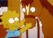 Endlich hat Lisa das bekommen, was sie schon immer wollte: ein Pony.