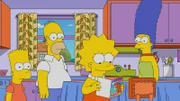 (v.l.n.r.) Bart; Homer; Lisa; Marge