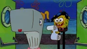 L-R: Pearl, SpongeBob