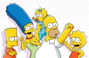 (32. Staffel) - (v.l.n.r.) Bart; Marge; Maggie; Homer; Lisa