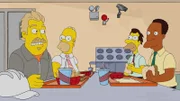 (v.l.n.r.) Fred; Homer; Lenny; Carl