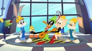 v.li.: Bugs Bunny, Tweety, Daffy Duck, Porky Pig, Lola Bunny