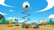 v.li.: Bugs Bunny, Daffy Duck, Porky Pig, Lola Bunny, Tweety