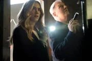 Emily Wickersham as NCIS Special Agent Eleanor "Ellie" Bishop, Mark Harmon as NCIS Special Agent Leroy Jethro Gibbs