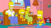 (v.l.n.r.) Homer; Lisa; Marge; Bart
