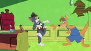 v.li.: Jerry, Tom, Hoops McJumpalot