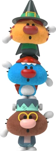 Folge Oggy (mi.) dem Kätzchen und seinen Freunden Mallow (u.) und Sporty (o.) in eine Welt, in der alles aus Kinderspielzeug besteht und in der sie tolle Abenteuer erleben.