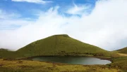 Einsames Hochland Insel Pico.