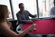 NEW YORK, N.Y.- Nate Silver playing poker. (Photo credit: Asylum Entertainment/Kurt Sayenga)