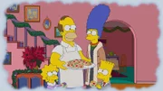 (v.l.n.r.) Lisa; Homer; Marge; Bart