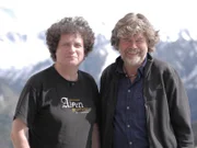Reinhold Messner (r.) mit Hanno Loewy, Direktor des Jüdischen Museums Hohenems