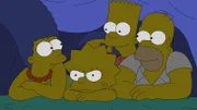 (v.l.n.r.) Marge; Lisa; Bart; Homer