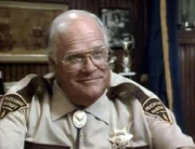 Sheriff Ten Eyck (David Huddleston) ist für die Identifikation eines Unfallopfers, das in Huckabee gefunden worden ist, verantwortlich.