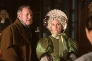 l-r: William (Peter Davison), Eliza Priestley (Amelia Bullmore)