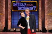Treten bei "Wer weiß denn sowas?" als Kandidat:innen an: Die österreichische Schauspielerin Alina Fritsch (l.) und der österreichische Schauspieler Robert Stadlober (r.).