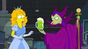 Disney Prinzessin Homer (l.); Böse Hexe Burns (r.)