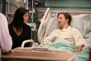 HOUSE -- "Adverse Events" Episode 503 -- Pictured: (l-r) Marika Dominczyk as Heather, Breckin Meyer as Brandon -- NBC Photo: Adam Taylor