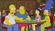 (v.l.n.r.) Homer; Jeff; Kumiko; Marge