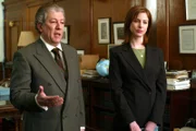 (L-R) Peter Riegert as Attorney Zierko Diane Neal as Casey Novak