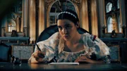 Ada Lovelace at her desk drama reconstruction sequence