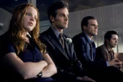 Lauren Ambrose as Claire, Peter Krause as Nate, Michael C Hall as David & Freddy Rodríguez as Rico
