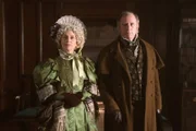l-r: Eliza Priestley (Amelia Bullmore), William (Peter Davison)