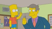 Bart (l.); Rektor Skinner (r.)