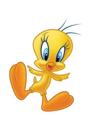 Der gelbe Kanarienvogel Tweety macht seinem Erzfeind Sylvester das Leben schwer.