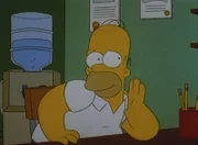 Homer fasziniert seine Schüler mit Erzählungen aus seinem Privatleben mit Marge.