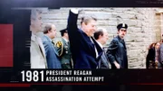 1981 schlug ein Attentat aud den US-Präsidenten Ronal Reagan fehl.