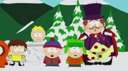 L-R: Kenny, Jimmy, Butters, Stan, Kyle, Mayor of Imaginationland