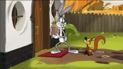 l-r: Bugs Bunny, Squeaks the Squirrel