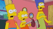 (v.l.n.r.) Bart; Lisa; Marge