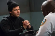 BROOKLYN NINE-NINE -- "Halloween" Episode 107 -- Pictured: (l-r) Andy Samberg as Jake Peralta, Andre Braugher as Capt. Ray Holt.