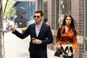 "Succession" - After a heist in the Diamond District leaves three dead, the team’s search for the fugitives reveals a dangerous connection to Kristin’s undercover past in Miami, on the CBS Original series FBI: MOST WANTED, Tuesday, Oct. 4 (10:00-11:00 PM, ET/PT) on the CBS Television Network, and available to stream live and on demand on Paramount+. Pictured (L-R): Dylan McDermott as Supervisory Special Agent Remy Scott and Johanna Cure as Lucia. Photo: Mark Schafer/CBS
